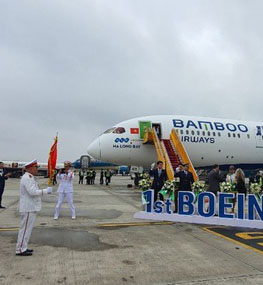 Bamboo Airways nhận Boeing 787-9 Dreamliner đầu tiên phục vụ dịp Tết